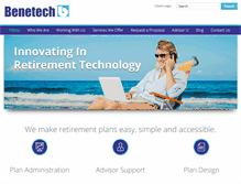 Tablet Screenshot of benetechinc.com